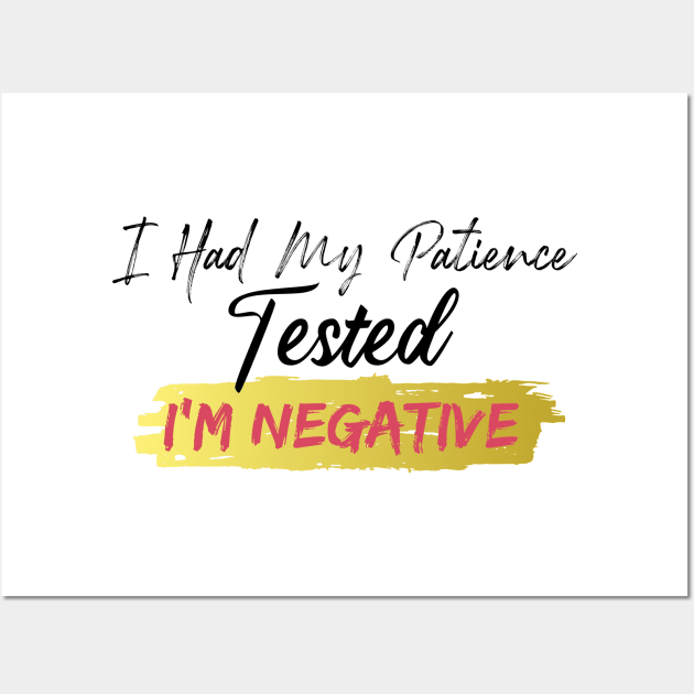 I had my patience tested I'm negative, Cutting Machines like Silhouette Cameo and Cricut Wall Art by Yassine BL